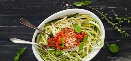 Oppskrift på Squash Bolognese – Vegetarmat.org