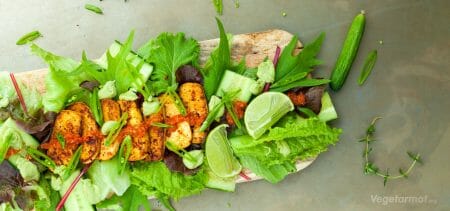 Oppskrift på Grilla tofu med mayvocado – Vegetarmat.org