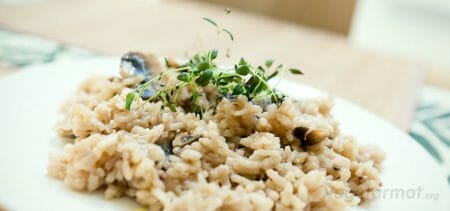 Oppskrift på Risotto med sopp – Vegetarmat.org