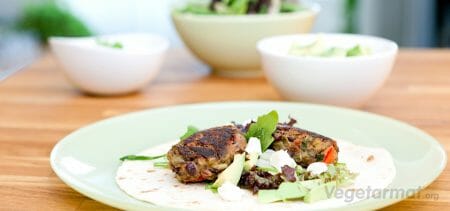 Oppskrift på Bønnekaker – Vegetarmat.org