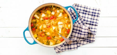 Oppskrift på Fransk grønnsaksuppe – Vegetarmat.org