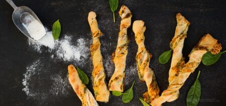 Oppskrift på Tvinna pizzapinner – Vegetarmat.org